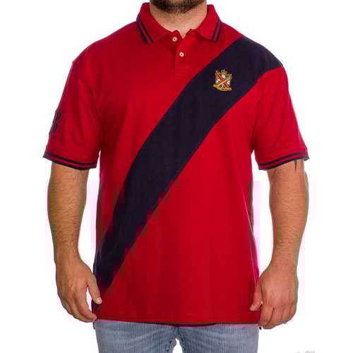 Raging Bull Premium Deluxe Contrast Slash Polo