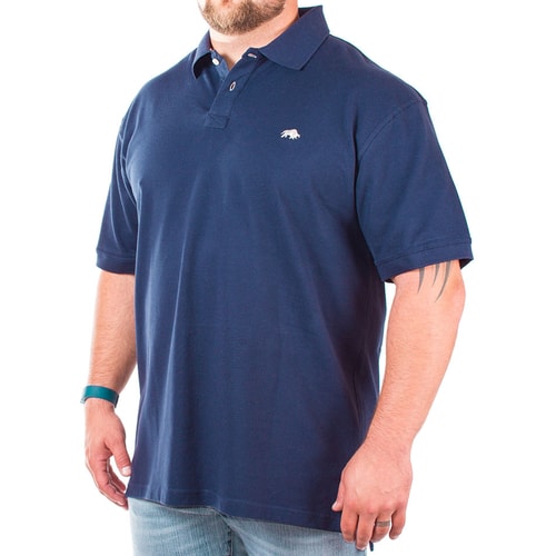 Raging Bull Signature Poloshirt in marineblau