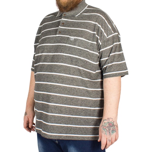 Brooklyn gestreiftes Poloshirt Gabriel Schwarz