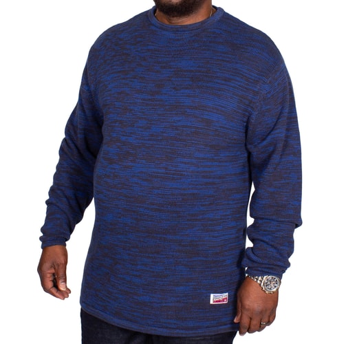 Replika Strickpullover Blau