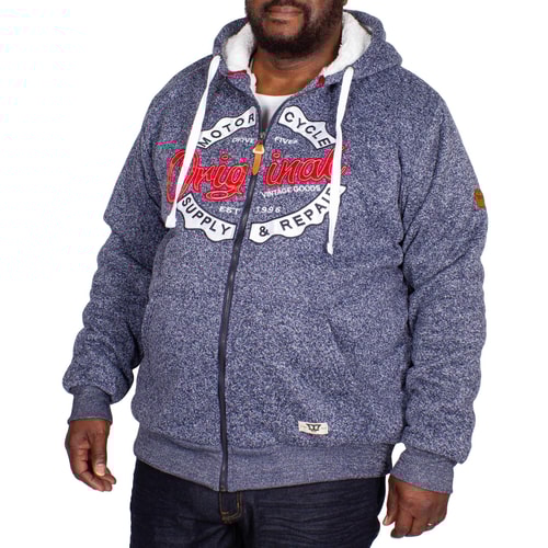 D555 Kapuzenjacke Rylan Marineblau 