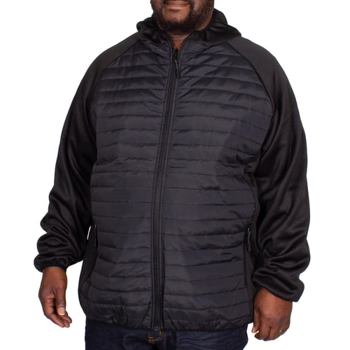 Bigdude gefütterte Jacke Schwarz