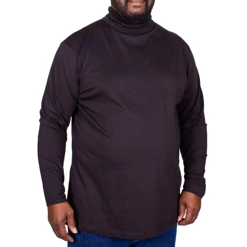 Bigdude Rollkragenpullover Schwarz