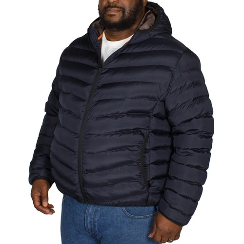 Bigdude Steppjacke mit Reißverschluss Blau 