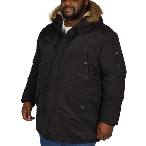 Bigdude Parka Schwarz
