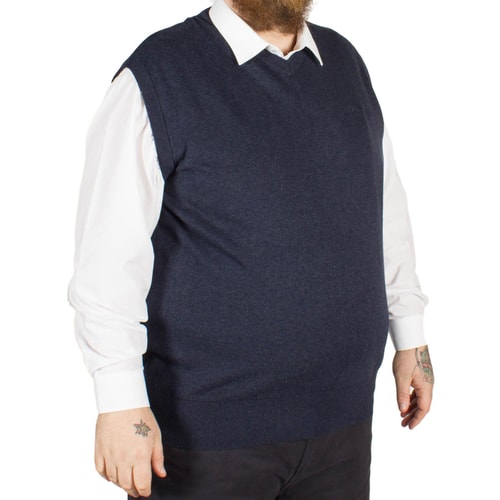 KAM Pullunder V-Ausschnitt Blau