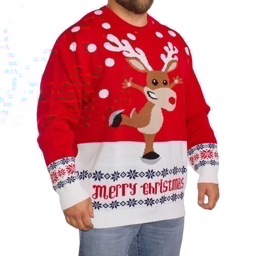 Brooklyn Rudolph Knitted Christmas Jumper