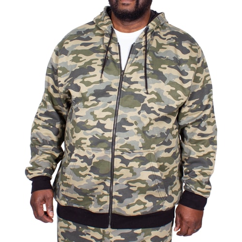 Bigdude Camouflage Kapuzenjacke Khaki