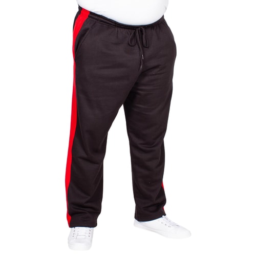 Bigdude Jogginghose mit Streifen Schwarz