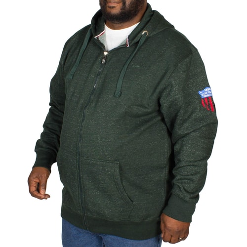 KAM Kapuzenpullover mit RV Grün