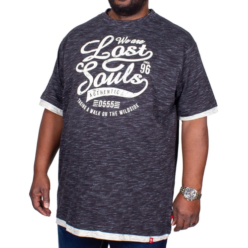 D555 Maiden Lost Souls Print T-Shirt Schwarz