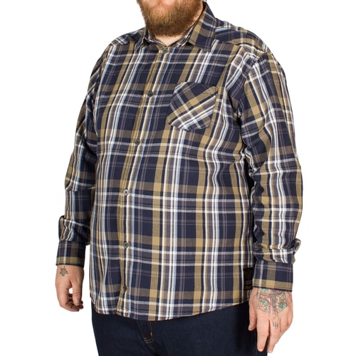 Replika Karohemd Grün