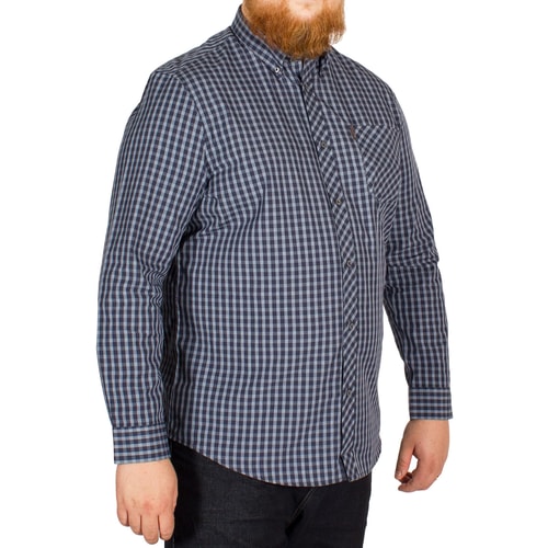 Ben Sherman kariertes Hemd Indigoblau 