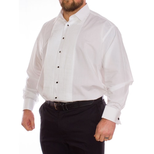 Double Two Nahtfalte Weiß