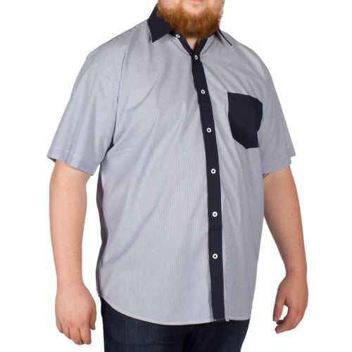 Cotton Valley kurzärmeliges Hemd mit Streifen