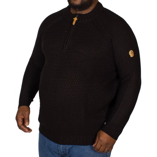 D555 Strickpullover Preston Schwarz