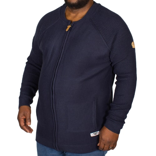 D555 Strickjacke  Xavier Blau