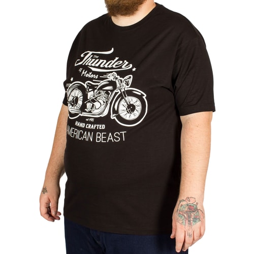 KAM T-Shirt Thunder Rider Schwarz