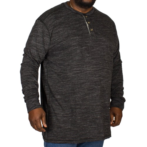 D555 Langarmshirt Mack Schwarz