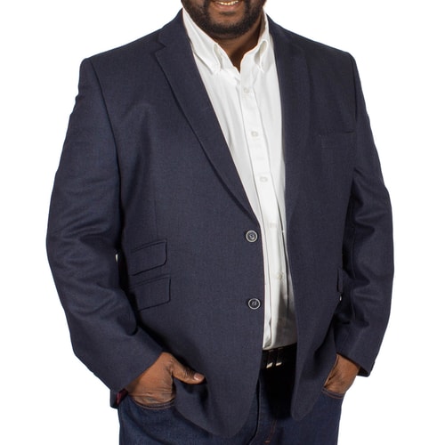 Scott Herringbone Blazer Dunkelblau 