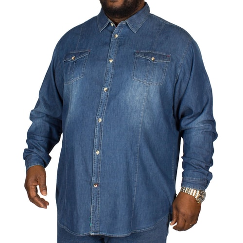 D555 Jeanshemd Adcock Blau