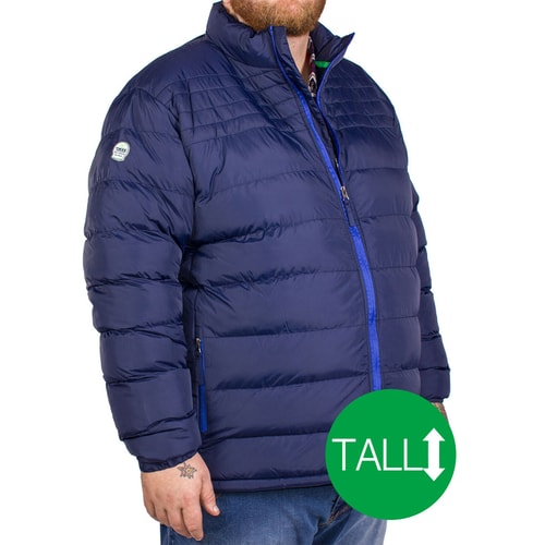 D555 Edmond Steppjacke Marineblau - Tall Collection 