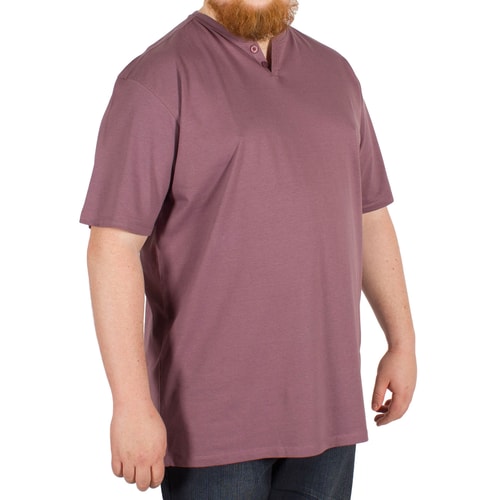 Espionage Notch Neck T-Shirt Mauve