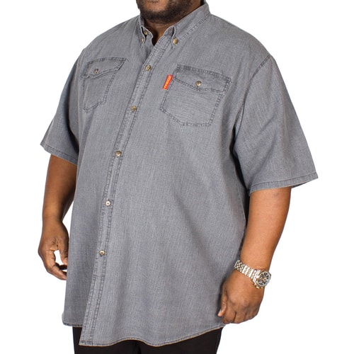 Fitzgerald Leinenhemd Terry Anthrazit