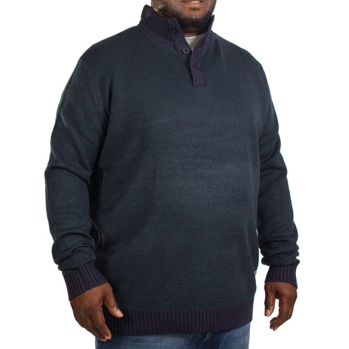 D555 Trichterhals Pullover Grün