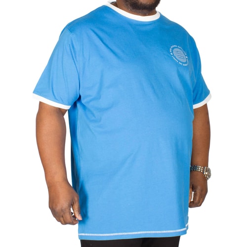 D555 T-Shirt Otis mit Original Outfitters Print Blau