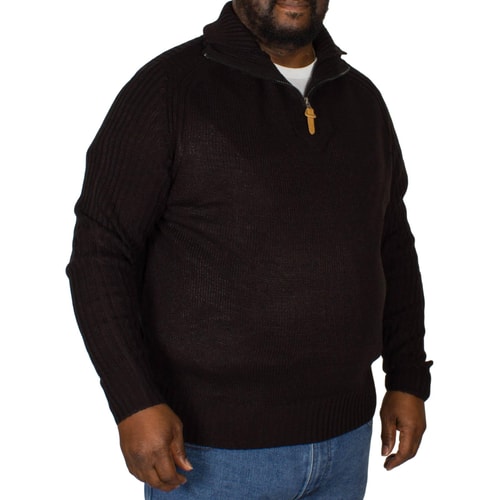 D555 Strickpullover Vito Schwarz