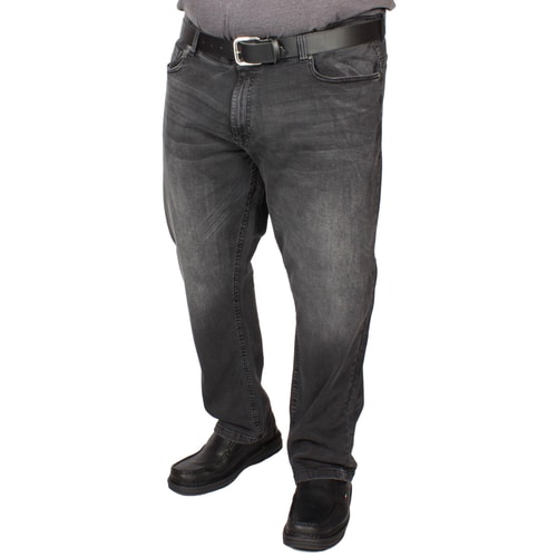 D555 Jeans Benson Karottenschnitt Dunkelgrau