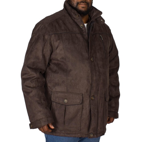 Saxon Mantel Argyle Graphitgrau