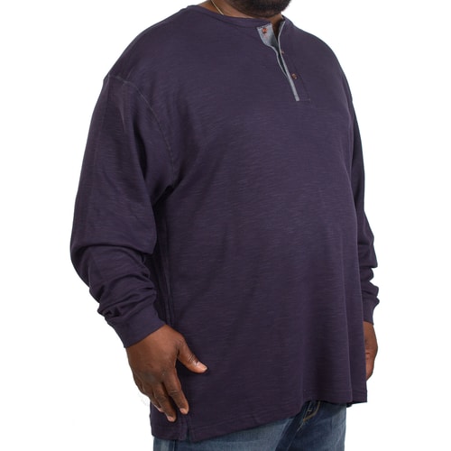 Espionage Sweatshirt mit Knöpfen Dunkelblau