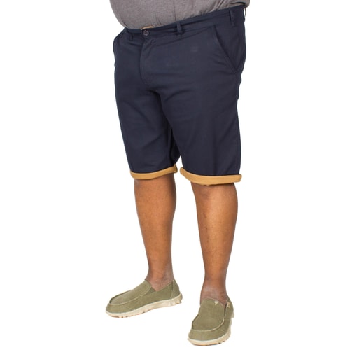 D555 Stretch Chino Shorts Morgan Dunkelblau 