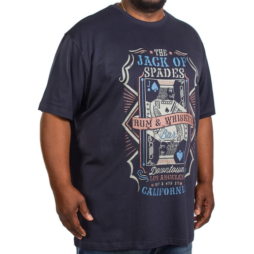 Espionage Jack of Spades Print T-Shirt