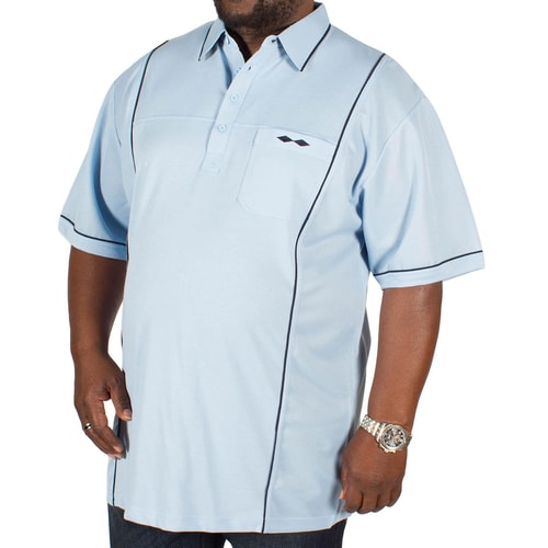 Carabou Classic Stretch Polo Shirt Sky Blue