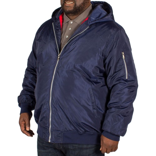 D555 Kapuzenjacke Milford Marineblau