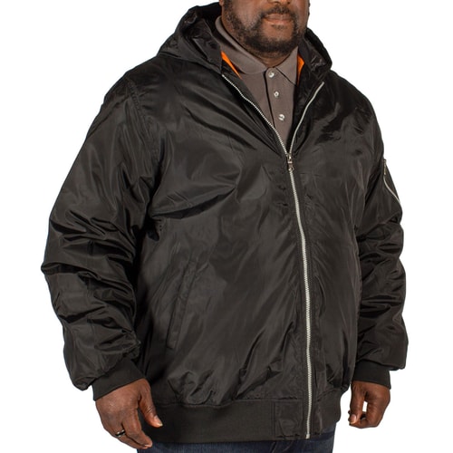 D555 Kapuzenjacke Milford Schwarz