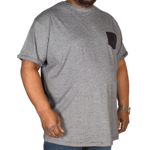 Replika Gestreiftes T-Shirt Dunkelgrau