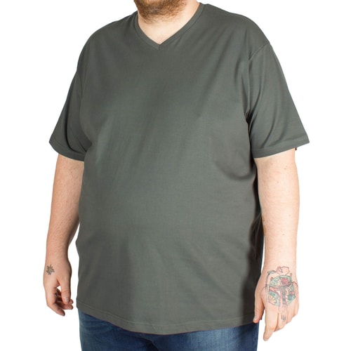 Cotton Valley V-Ausschnitt T-Shirt Grün