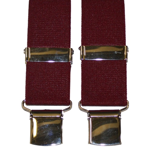 Tex Appeal extra lange Hosenträger Burgunderrot 