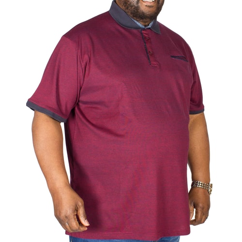 D555 Poloshirt Flint Rot