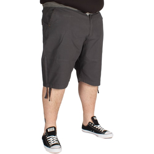 KAM Shorts elastischer Bund Anthrazit