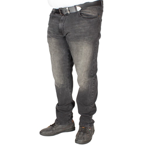 Cargo Bay Stretchjeans Dunkelgrau