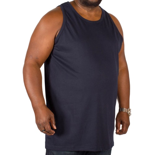 Bigdude Tanktop Marineblau Tall Fit 