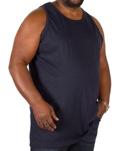 Bigdude einfarbiges Tanktop Blau