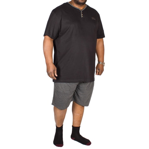 D555 Pyjama Diamond Schwarz / Anthrazit