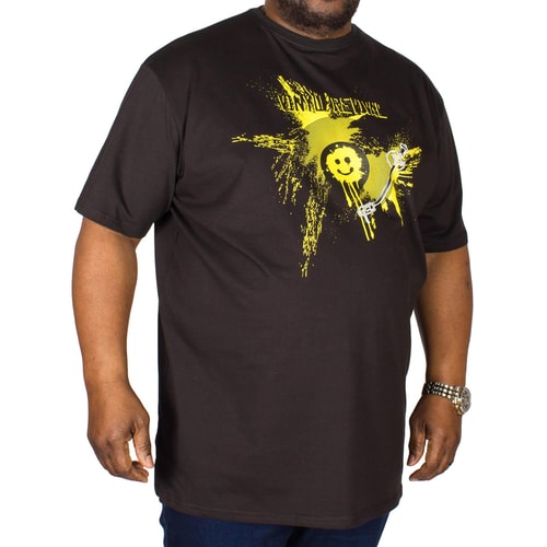 Metaphor Vinyl Revival Print T-Shirt Schwarz