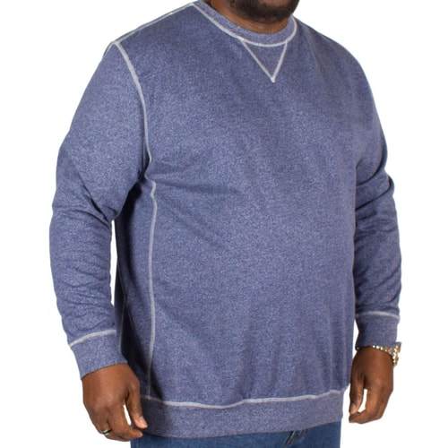 Replika Rundhals Sweatshirt Blau